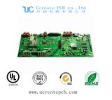 Computer Mortherboard PCB Assembly with Green Solder Mask