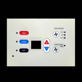 Matte Membrane Switch with 30 Buttons Dome Embossed