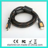 High Speed HDMI Cable 3D 4k Gold Plated Black Orange