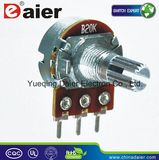 Horizontal Type B20k Single Turn Volume Control Knob Potentiometer