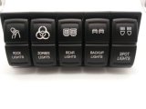 12V LED Rocker Switch with Bumper Light Bar 5 Colors LED