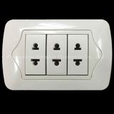 ABS Copper Material 10A 250V for Bolivia Wall Socekts (EU-222)