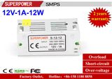 LED Driver 12V 1A 12W Switching Power Supply for LED Lighting
