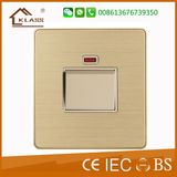 High Quality Metal Plate 20A Water Heater Switch