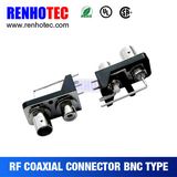BNC to RCA Right Angle PCB Mount Connector