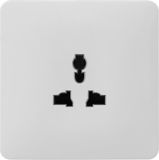 China TUV Certified BS Standard White PC Socket Supplier