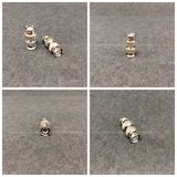 Coaxial RCA BNC 2 Male Rg RF F Connector