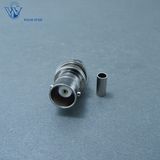 RF Coaxial Female Back Bulkhead Crimp BNC Connector for Rg316 Cable