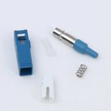 Sc Sm Simplex 0.9mm Fiber Optic Connector with Blue Smooth Boot