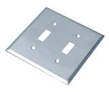 2 Gang Toggle Switch Cover, Standard Size 4.563