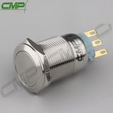 CMP 19mm Stainless Steel Long-Life No Nc 3 Pin Push Button Switch