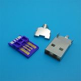 High Precision Mobile Phone Three-Piece USB Connector Part