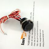 19mm Black Aluminium Piezo Switch