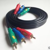 Audio Video Cable RCA Cable 3RCA to 3RCA Cable with Gold Plug