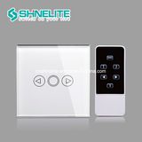 EU Standard 220V Glass Plate Remote Dimmer Switch