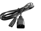 IEC320 C7 to C14 Power Cord 0.3m 0.5m 0.6m 1m 2m 3m