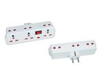Movable Multi Function Colorful Extension Electrical Multiple Plug Socket