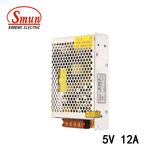 Smun S-60-5 60W 5V 12A Single Output Switching Power Supply