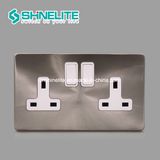Good Quality 13A 2 Gang Wall Switched Socket OEM