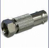 RF Coaxial Connector F Plug to BNC Jack, Adapter (YD84)