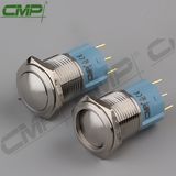 CMP Waterproof Push Button No Nc 16mm Domed Latching Switch