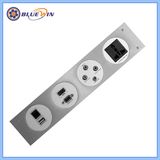 Multifuctional Smart Wall Aluminium Panel Socket for Hotel