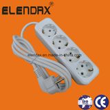 European Style 4 Way Extension Power Strip (E8004E)