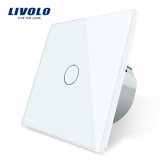 Livolo EU Standard 1gang 1way White Touch Switch Vl-C701-11