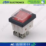 Waterproof Ce Illuminated Electrical Rocker Switch