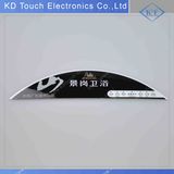 Polycarbonate Bathroom Control Panel Overlay with LED