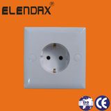 Schuko Socket Outlet with PC Material for Iraq/Middle East (F1010)