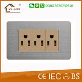 Modern Design 3pin American Standard Wall Socket