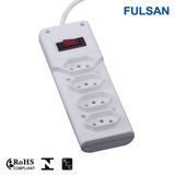 4 Ports Electrical Extension Power Strip for Brazil