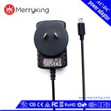 Switching Power Supply 12V 12W AC Adapter 1A with UL Ce Kc Rcm Approved