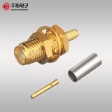 Female SMA RF Connector for Rg316/179/178/174