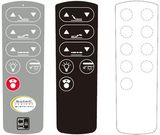 High Performance Membrane Switch Overlay Glossy for Remote Controller Keypad