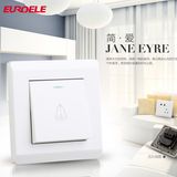 PC White Pakistan Standard High Quality Doorbell Push Switch
