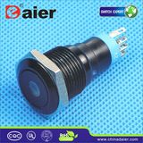 DOT Light Black 12volt 6pin Push Button Switch (LAS2-16F-11DA)