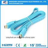 Version1.4 Flat Gold Plated HDMI Cable with 3D