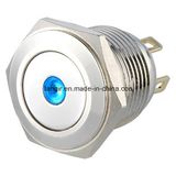 16mm Short Body Resetable Metal LED Push Button Switch