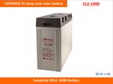 Cspower 2V1000ah Deep Cycle AGM Battery for Solar Power System, China Manufacturer