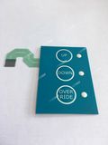 Membrane Switch with 3 Buttons Dome Embossed