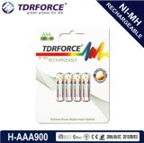 Rechargeable Nickel Metal Hydride Battery with Ce for Toy (HR03-AAA 900mAh)