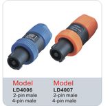 Speaker Connector Chassis Speakon 4 Pole Plug Male 4-Pin Rotate