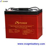 12V 75ah Gel Solar Battery for off-Grid 1kw Solar System