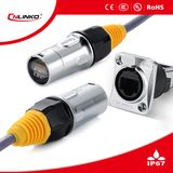 Waterproof Cat5e Ethercon 8p8c RJ45 Connector for Signal