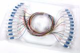 Fiber Optic 0.9mm 12 Color Cable LC Connector Pigtail