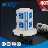 2 Layer Multi Power Socket with 5USB