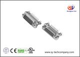 D-SUB PCB Mount Connector with dB15 15 Pin Male + Female