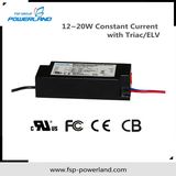 12~20W Constant Current Triac/Elv Dimmable LED Power Supply